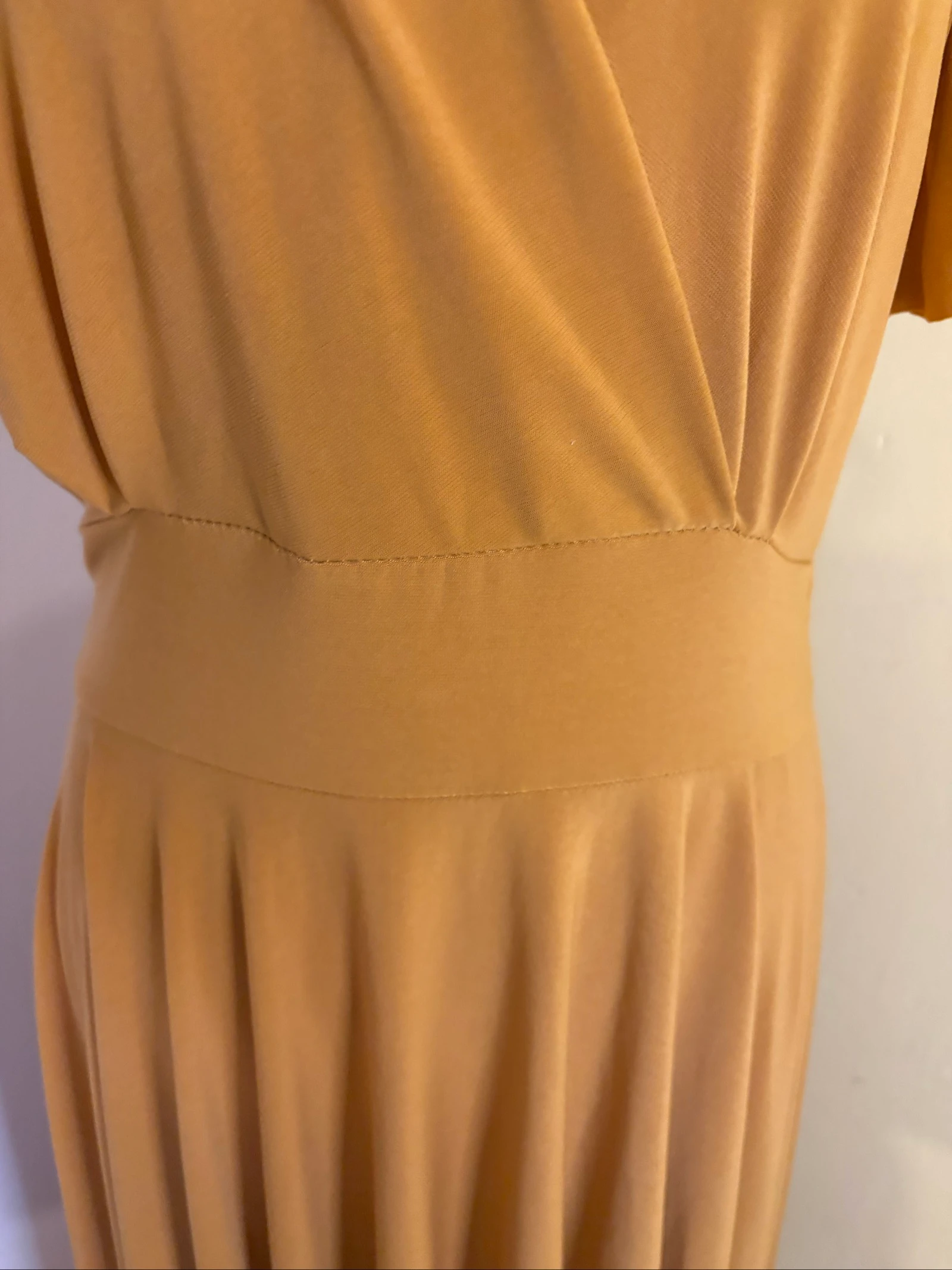 Vestido godé Cruzado no decote  – photo 3